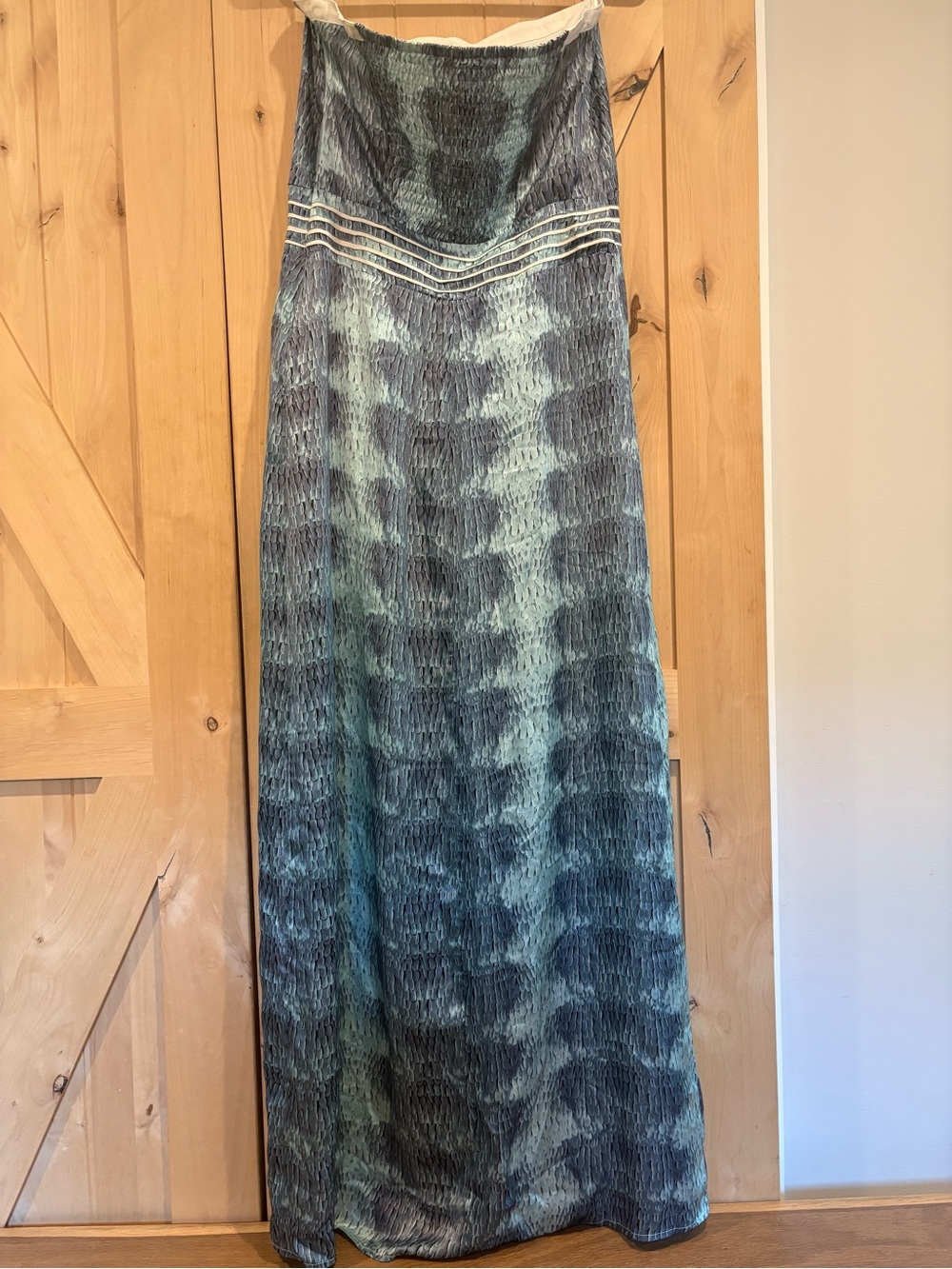 NWOT Silk Strapless Maxi Dress by AS by DF - Picture 4 of 6